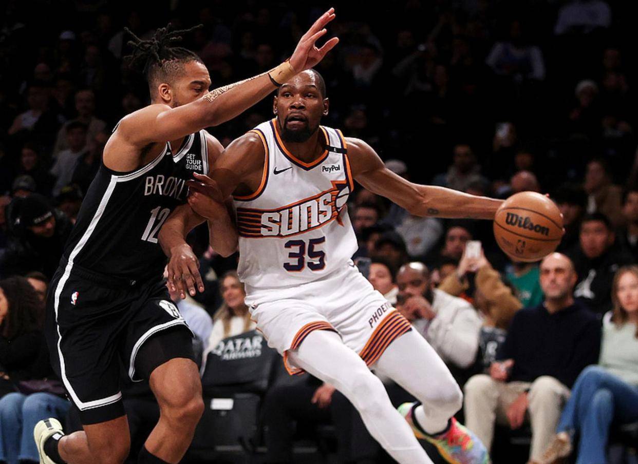 篮网险胜湖人,杜兰特高光表现 篮网险胜湖人,杜兰特高光表现